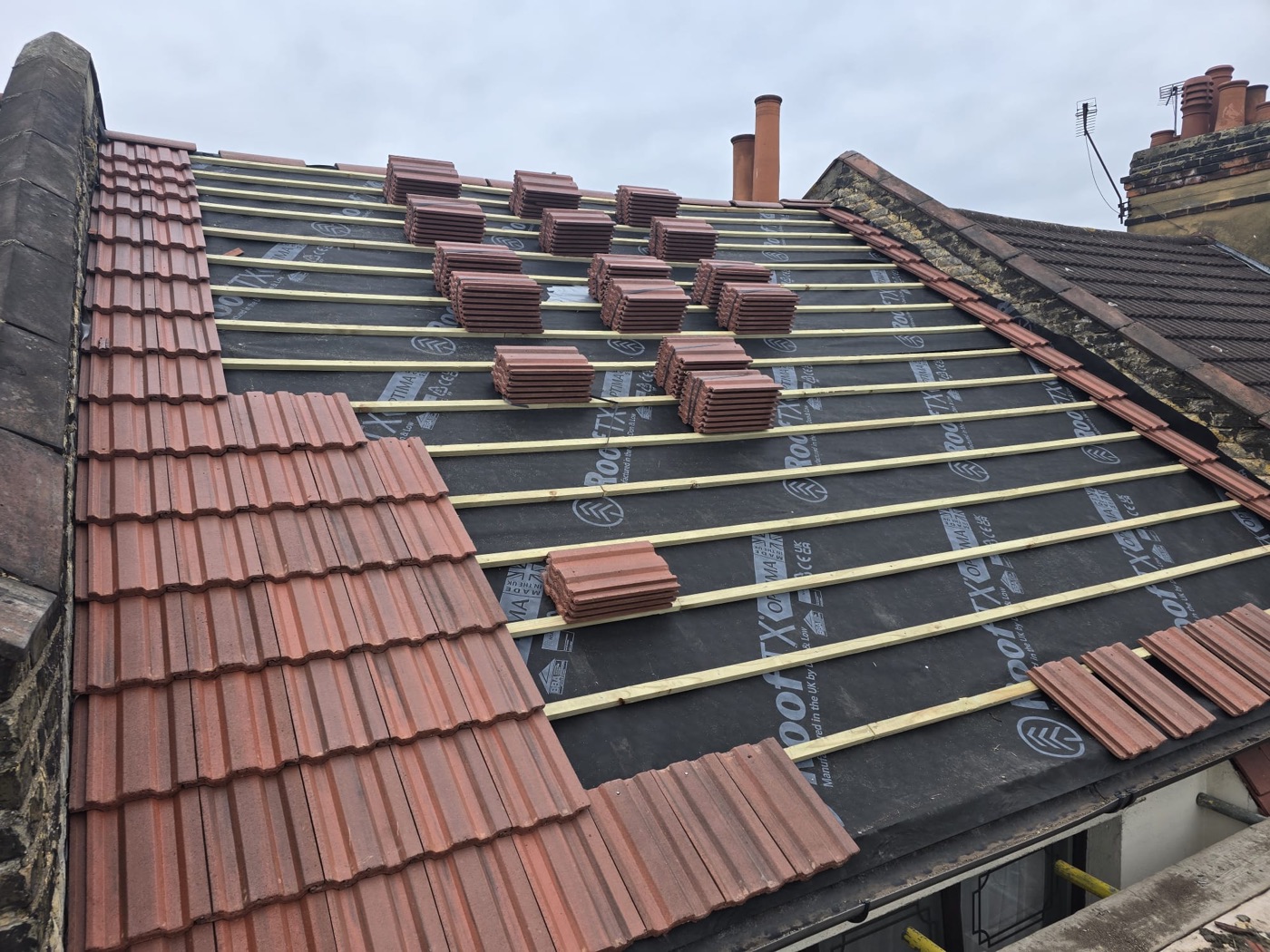 Swift Roofers roof repair project 2